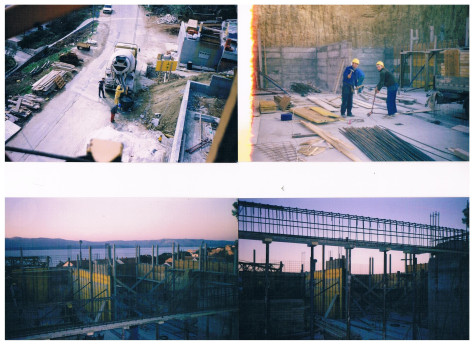 Start of installation of water and heating systems